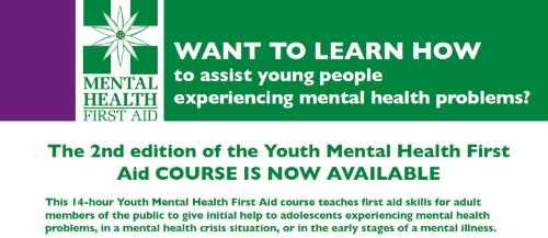 Register today to better support youth suffering mental ill-health
